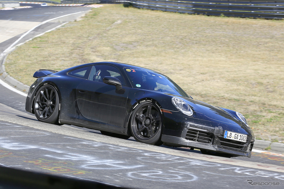 ポルシェ 911 GT3 次期型スクープ写真《APOLLO NEWS SERVICE》