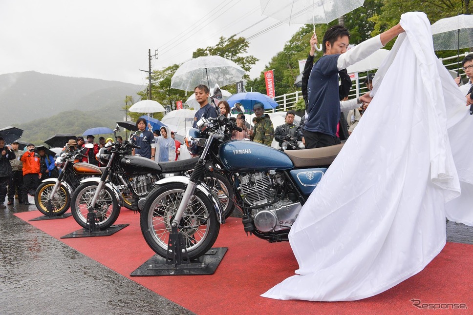 YAMAHA Motorcycle Day(9月15日・苗場)復活した『SR400』がアンベール