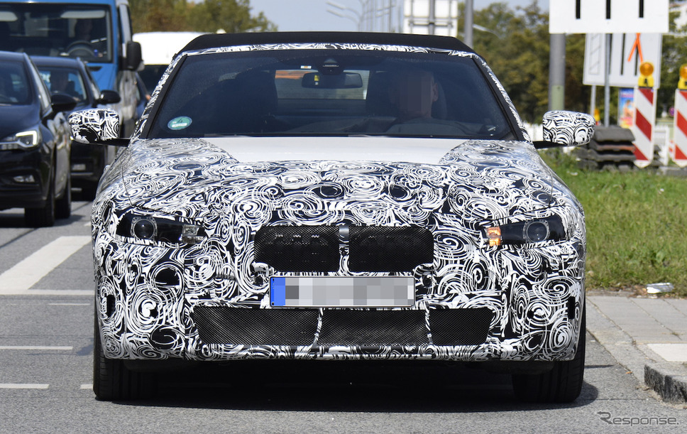 BMW 4シリーズカブリオレ スクープ写真《APOLLO NEWS SERVICE》