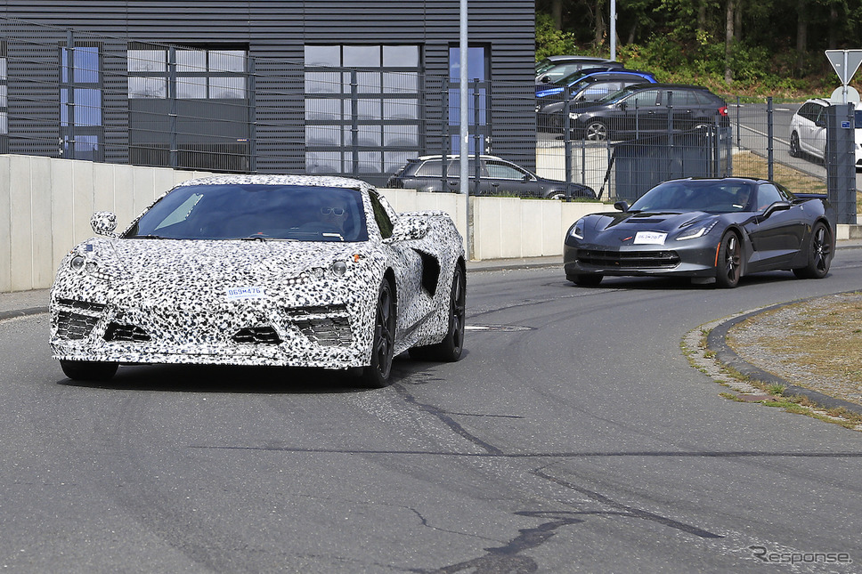 シボレー コルベット 次期型(C8)スクープ写真《APOLLO NEWS SERVICE》