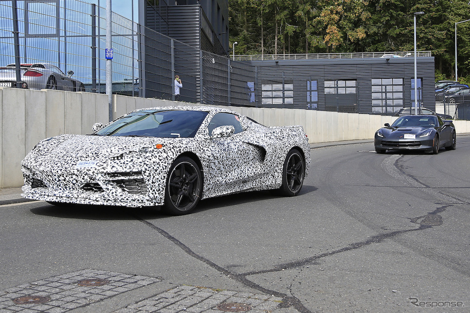 シボレー コルベット 次期型(C8)スクープ写真《APOLLO NEWS SERVICE》