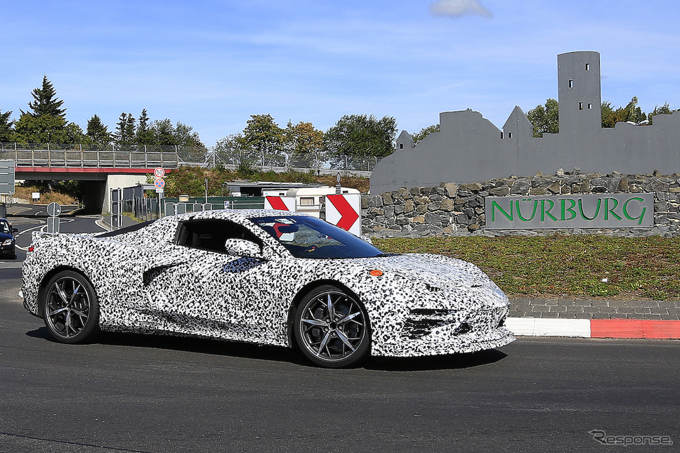 シボレー コルベット 次期型(C8)スクープ写真《APOLLO NEWS SERVICE》