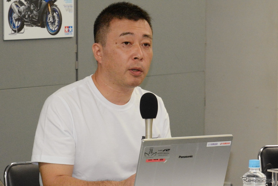 ヤマハ発動機の平野啓典氏《撮影 古庄速人》