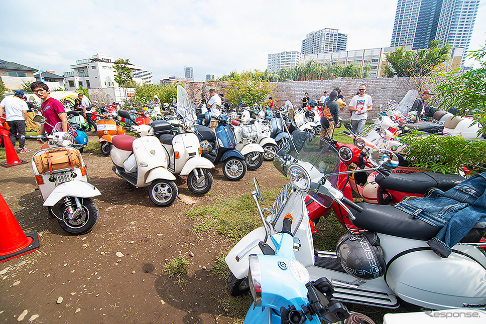 Primavera 誕生50周年記念イベント「Vespa Primavera 50th Anniversary Party」(東京・豊洲、9月25日)《撮影 太宰吉崇(PIAGGIO GROUP JAPAN)》