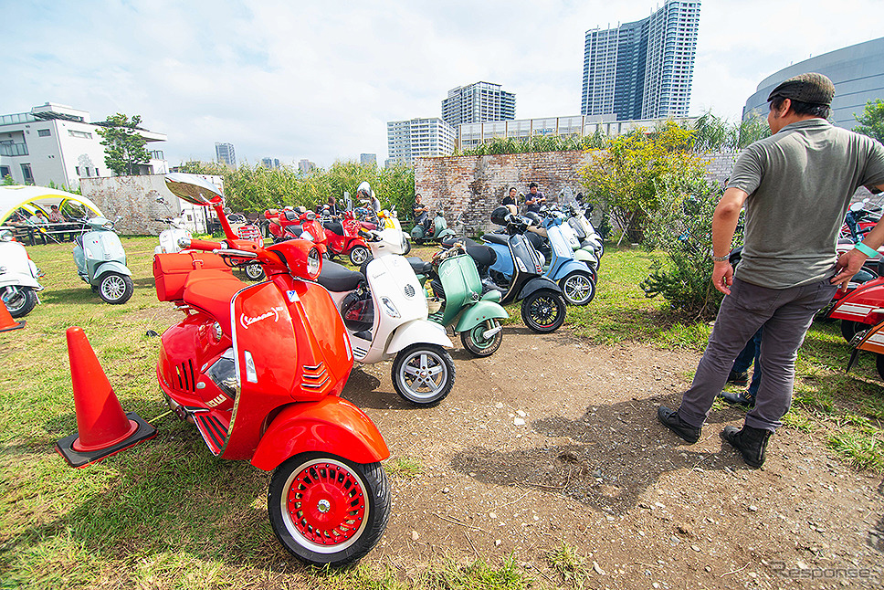 Primavera 誕生50周年記念イベント「Vespa Primavera 50th Anniversary Party」(東京・豊洲、9月25日)《撮影 太宰吉崇(PIAGGIO GROUP JAPAN)》