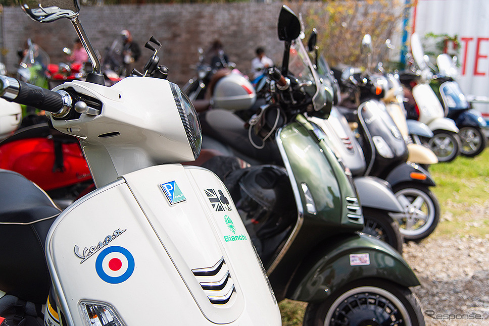Primavera 誕生50周年記念イベント「Vespa Primavera 50th Anniversary Party」(東京・豊洲、9月25日)《撮影 太宰吉崇(PIAGGIO GROUP JAPAN)》