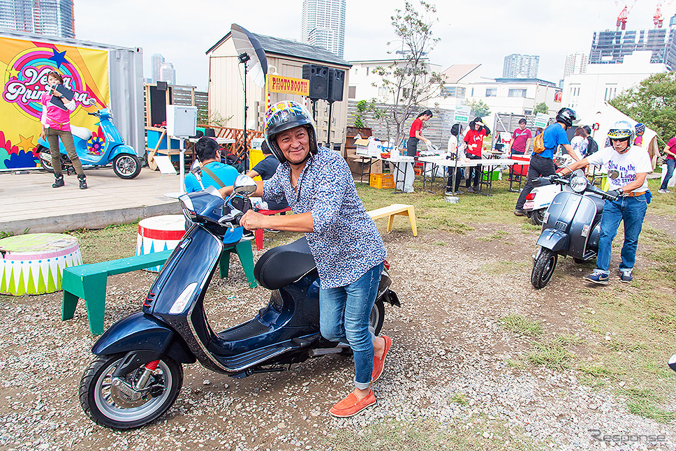 Primavera 誕生50周年記念イベント「Vespa Primavera 50th Anniversary Party」(東京・豊洲、9月25日)《撮影 太宰吉崇(PIAGGIO GROUP JAPAN)》