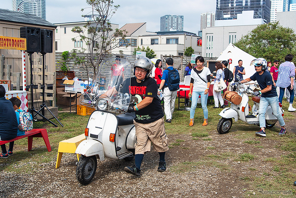 Primavera 誕生50周年記念イベント「Vespa Primavera 50th Anniversary Party」(東京・豊洲、9月25日)《撮影 太宰吉崇(PIAGGIO GROUP JAPAN)》