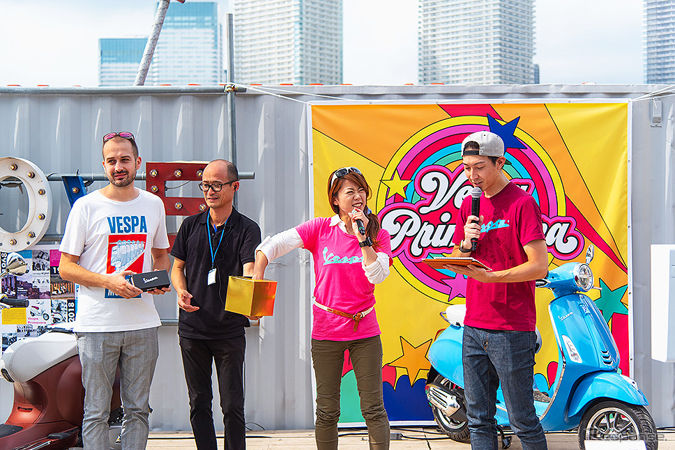 Primavera 誕生50周年記念イベント「Vespa Primavera 50th Anniversary Party」(東京・豊洲、9月25日)《撮影 太宰吉崇(PIAGGIO GROUP JAPAN)》