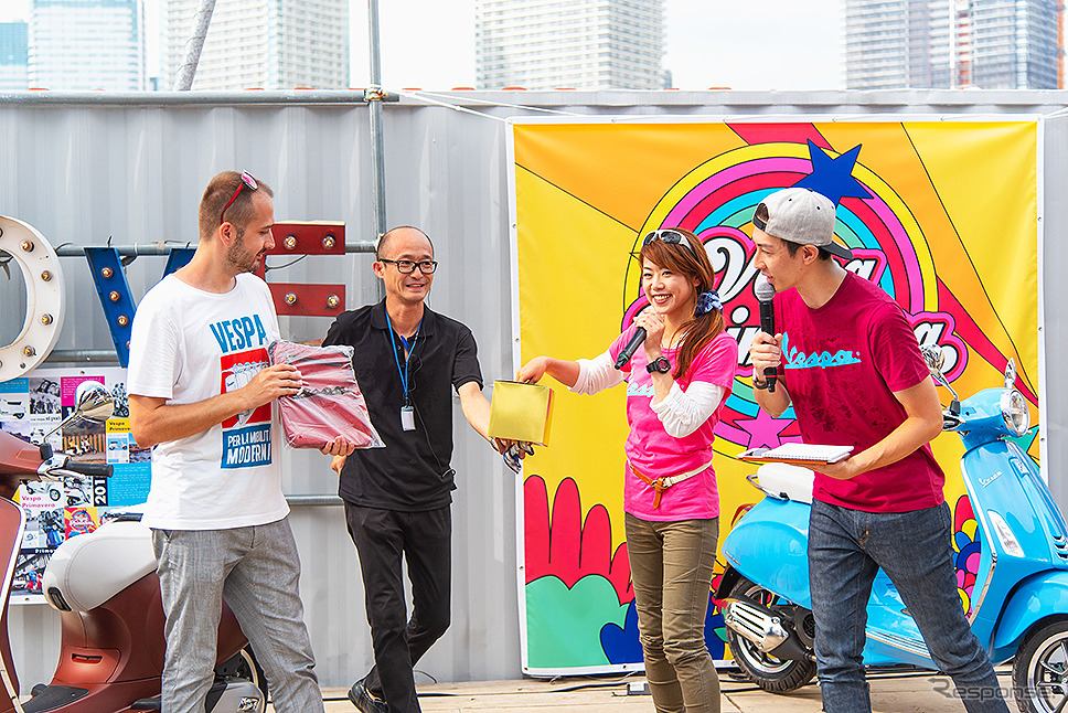 Primavera 誕生50周年記念イベント「Vespa Primavera 50th Anniversary Party」(東京・豊洲、9月25日)《撮影 太宰吉崇(PIAGGIO GROUP JAPAN)》