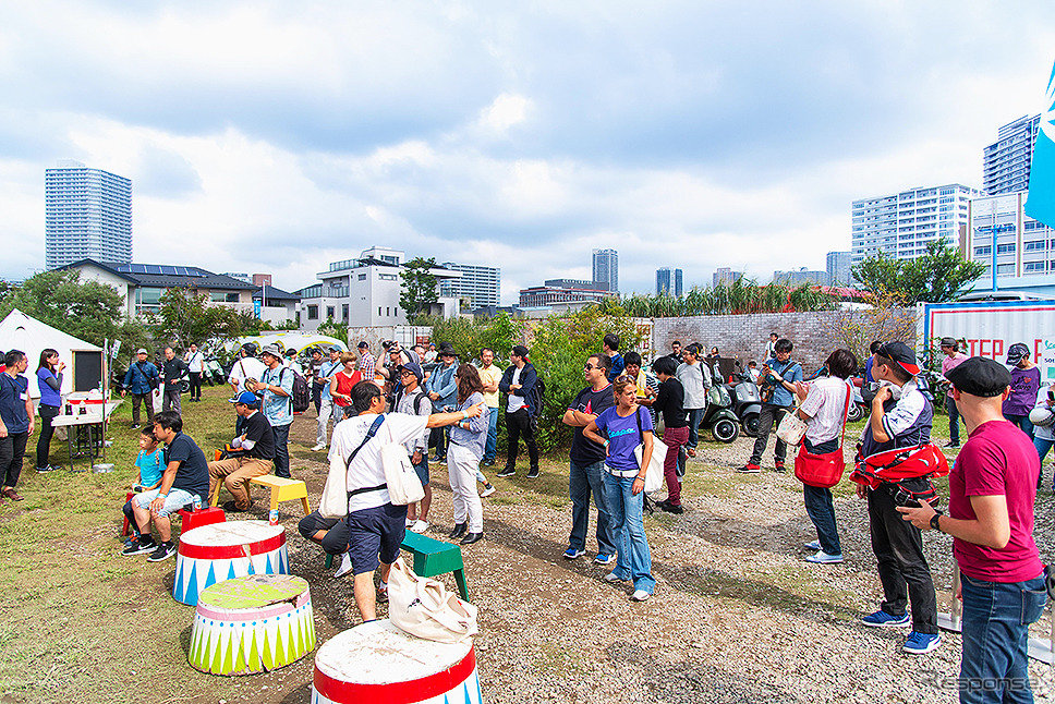 Primavera 誕生50周年記念イベント「Vespa Primavera 50th Anniversary Party」(東京・豊洲、9月25日)《撮影 太宰吉崇(PIAGGIO GROUP JAPAN)》