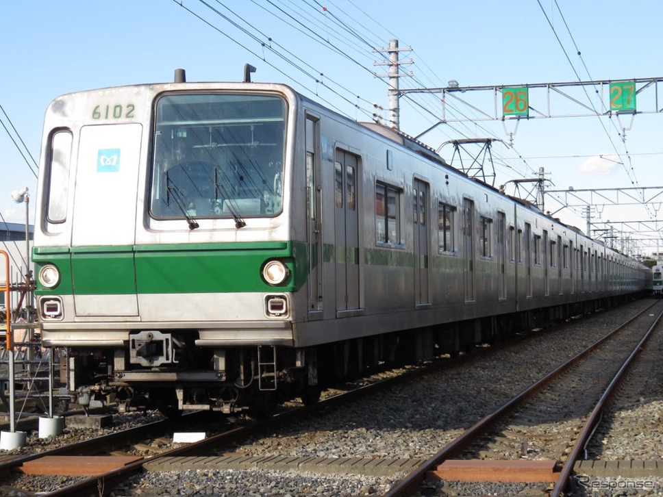 およそ40年、千代田線の主力で活躍していた6000系。現在は2編成を残すのみとなった。《出典 東京地下鉄》