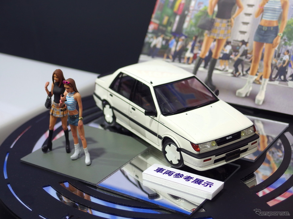 アオシマ、厚底ギャル(全日本模型ホビーショー2018)《撮影 高木啓》
