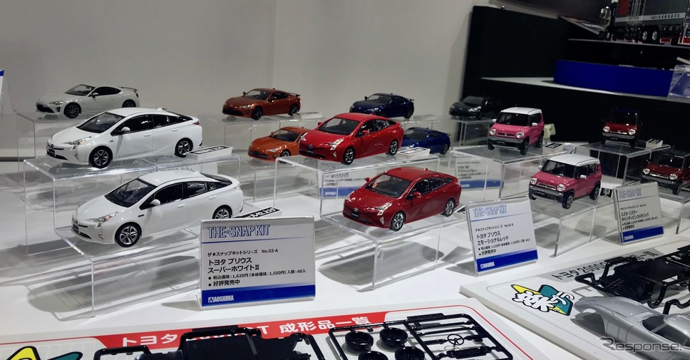 アオシマ ザ★スナップキットシリーズ(全日本模型ホビーショー2018)《撮影 後藤竜甫》