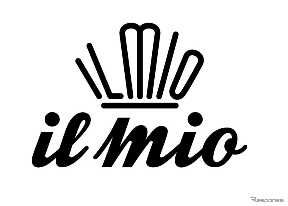 イルミオのロゴ。バスケットを前から見たところをかたどった。商品名は別の名前に決まりかけていたが、このロゴがよかったのでイルミオに決定した。