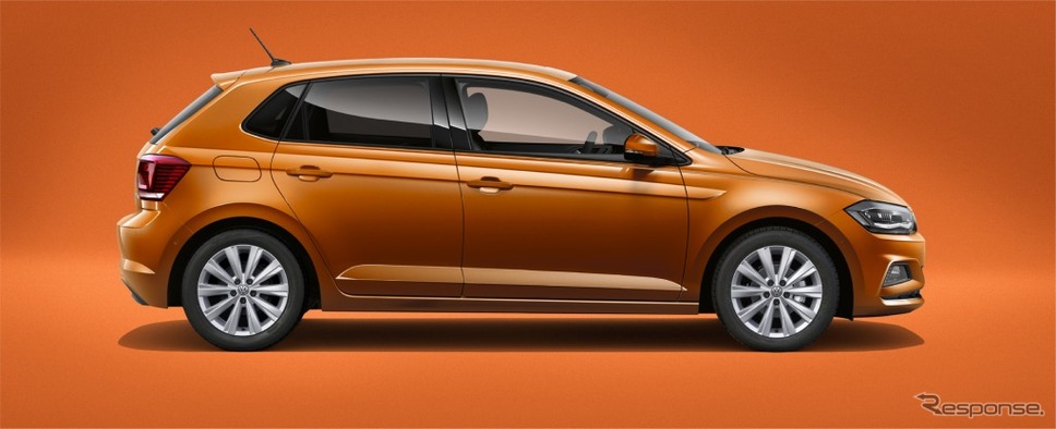 VW ポロ TSIハイライン(エナジェティックオレンジメタリック)