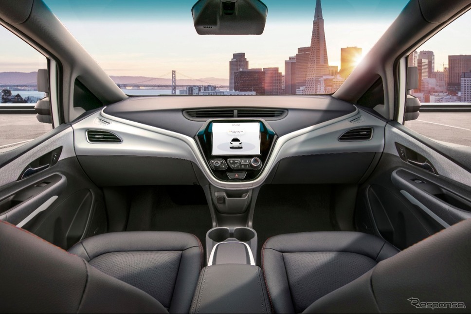 GMが2019年から生産を開始する自動運転車、クルーズAVのインテリア