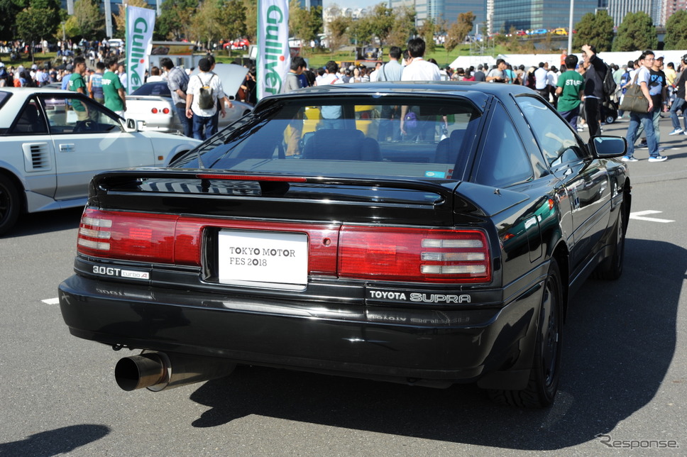 トヨタ・スープラ（東京モーターフェス2018、バック to the バブル！）《撮影 安藤貴史》