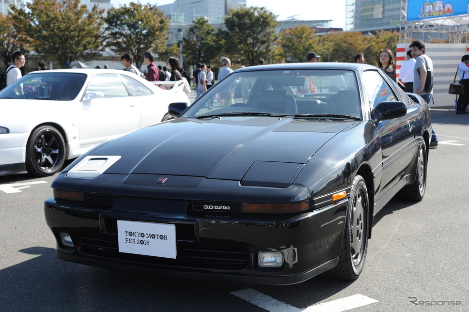 トヨタ・スープラ（東京モーターフェス2018、バック to the バブル！）《撮影 安藤貴史》