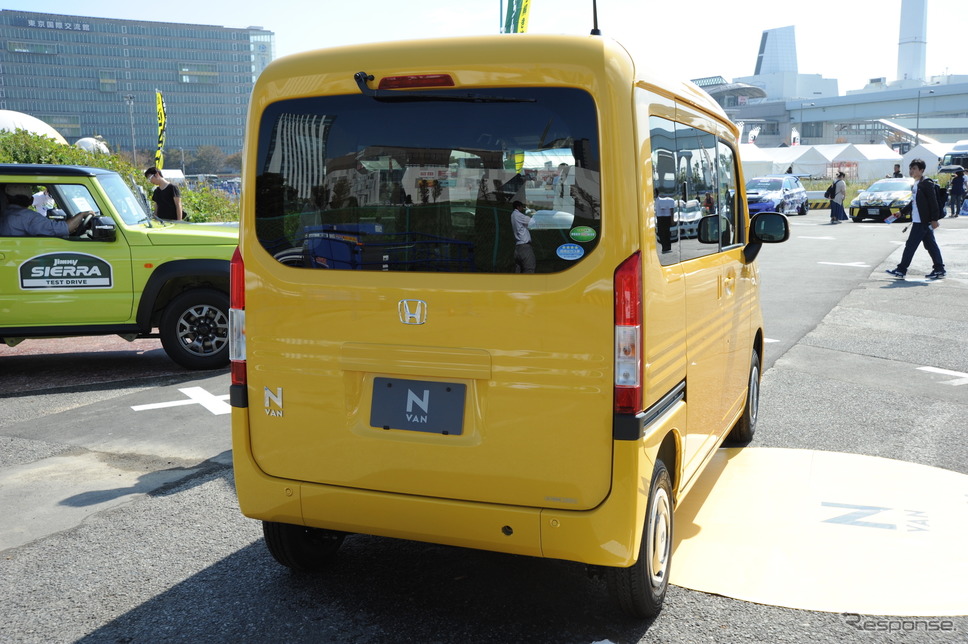 ホンダN-VAN（アウトドア車両展示、東京モーターフェス2018）《撮影 安藤貴史》