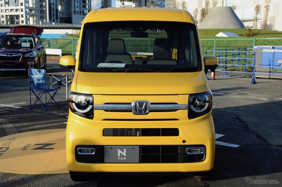 ホンダN-VAN（アウトドア車両展示、東京モーターフェス2018）《撮影 安藤貴史》