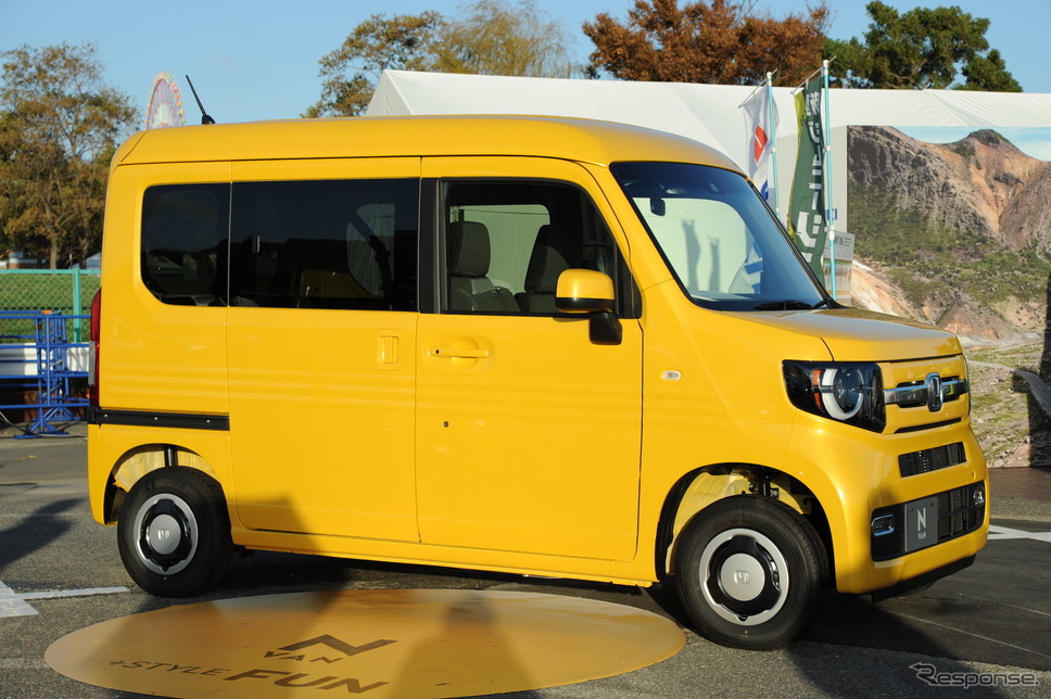 ホンダN-VAN（アウトドア車両展示、東京モーターフェス2018）《撮影 安藤貴史》