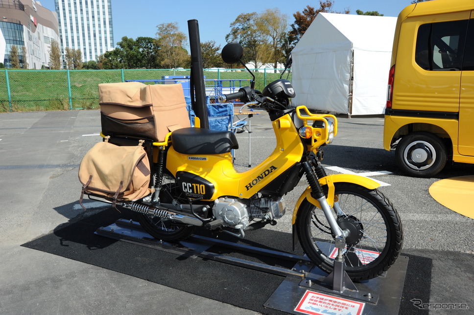 ホンダ・クロスカブ110（アウトドア車両展示、東京モーターフェス2018）《撮影 安藤貴史》