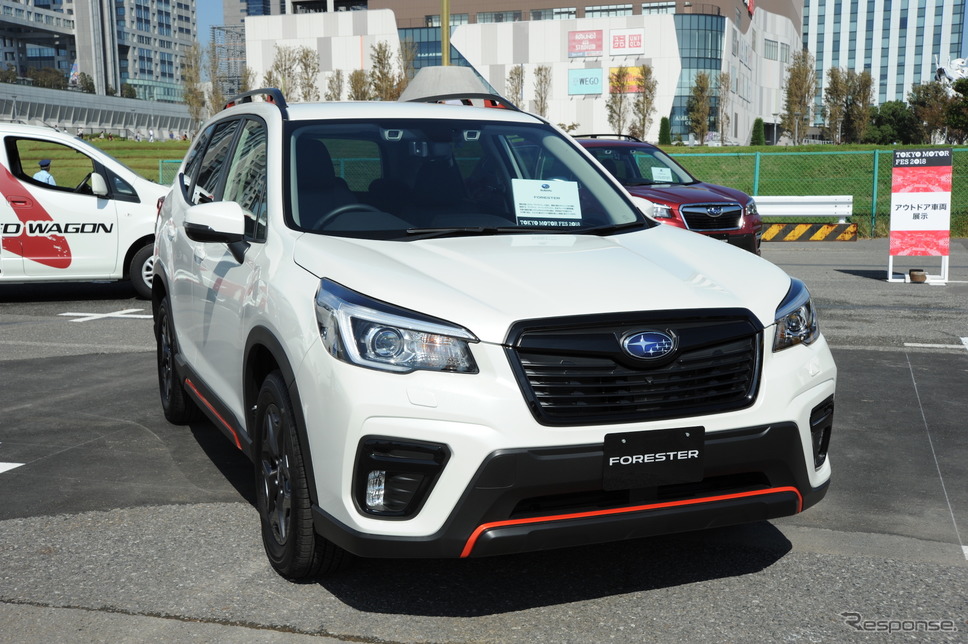 スバル・フォレスター（アウトドア車両展示、東京モーターフェス2018）《撮影 安藤貴史》