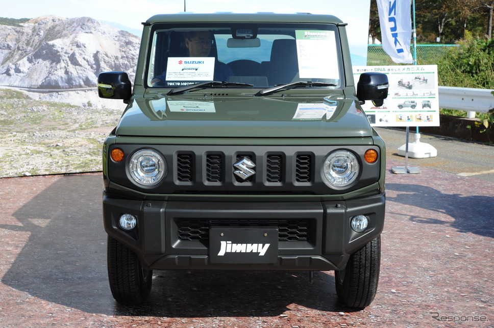 スズキ・ジムニー（アウトドア車両展示、東京モーターフェス2018）《撮影 安藤貴史》