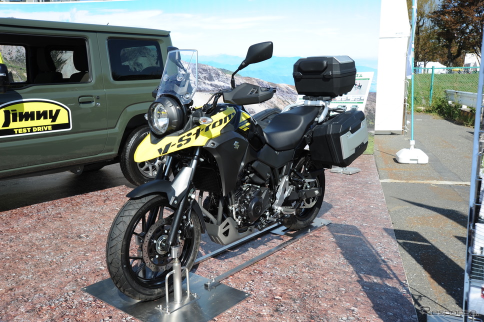 Vストローム250（アウトドア車両展示、東京モーターフェス2018）《撮影 安藤貴史》