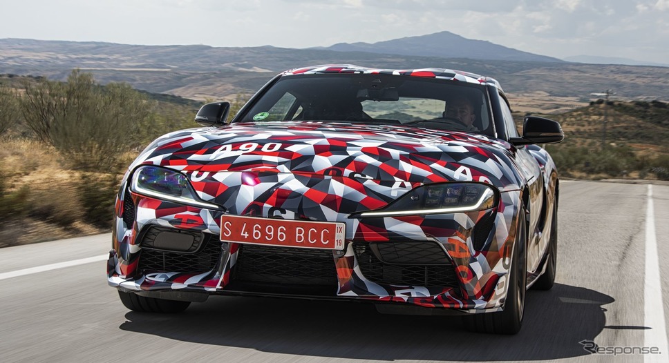 トヨタ・スープラ 新型の開発プロトタイプ車