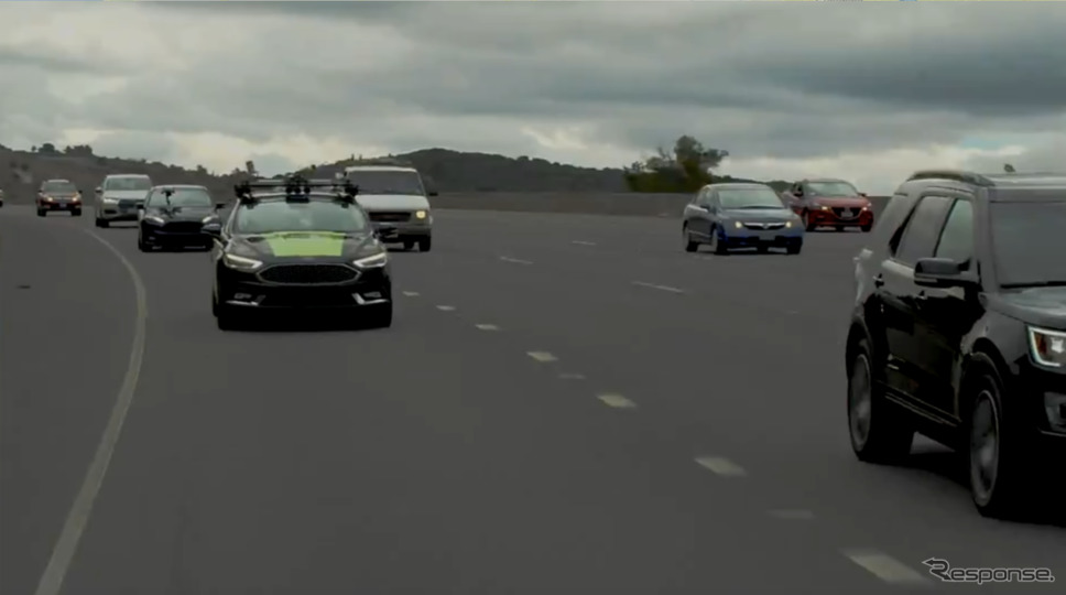 高速道路で完全自動運転のプロトタイプ車、エヌビディア「BB8」が80kmのテスト走行に成功