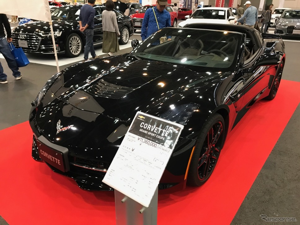 コルベットはシボレーのラインナップの中でも特別な存在。今一番の売れ筋は、静岡ではカマロだという。《撮影 中込健太郎》
