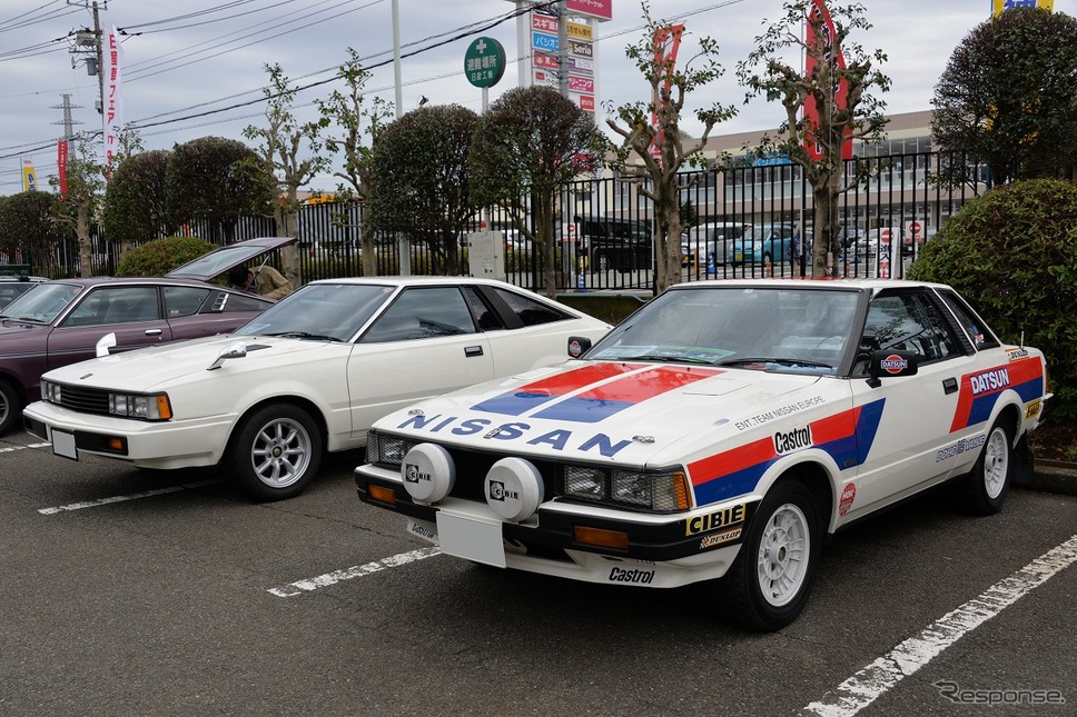 日産シルビア RS(右)、ガゼール クーペ(左)《撮影 嶽宮三郎》
