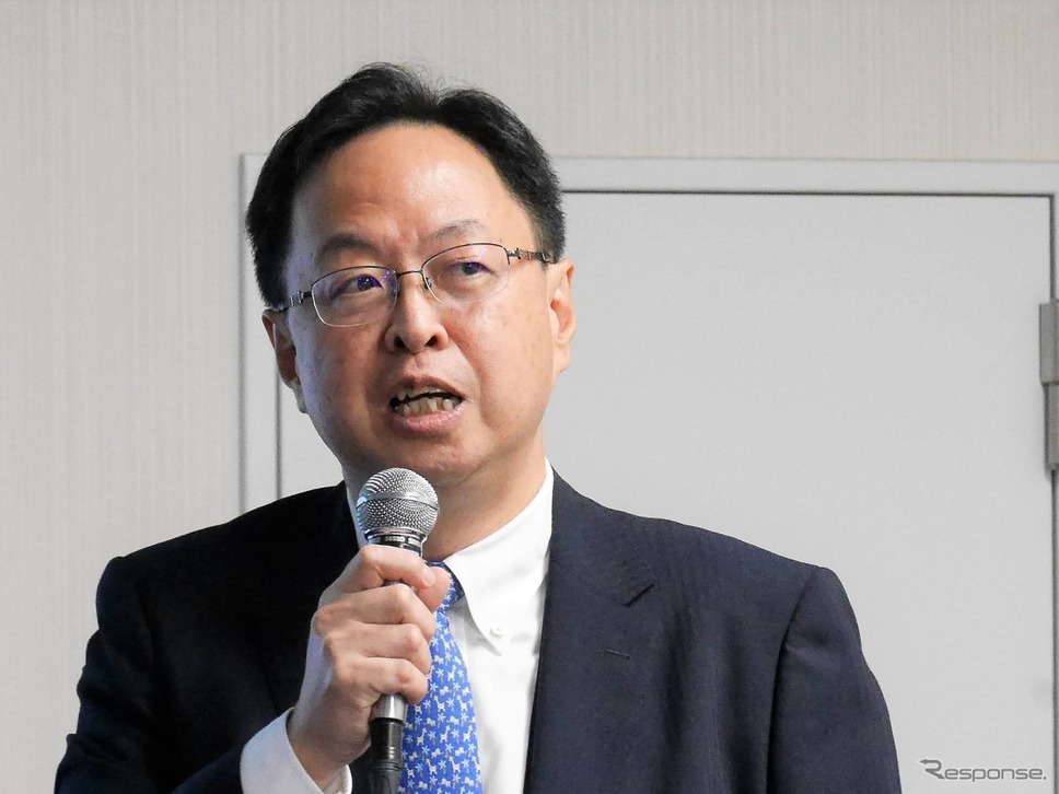 同社執行役員 グローバル・デバイス事業本部 技術部門長 の西芝久徳(にししば ひさのり)氏《撮影 佐藤耕一》