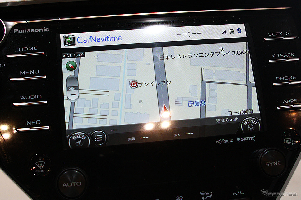 トヨタブース SDL対応「カーナビタイム」(CEATEC 2018)《撮影 大野雅人(GazinAirlines)》