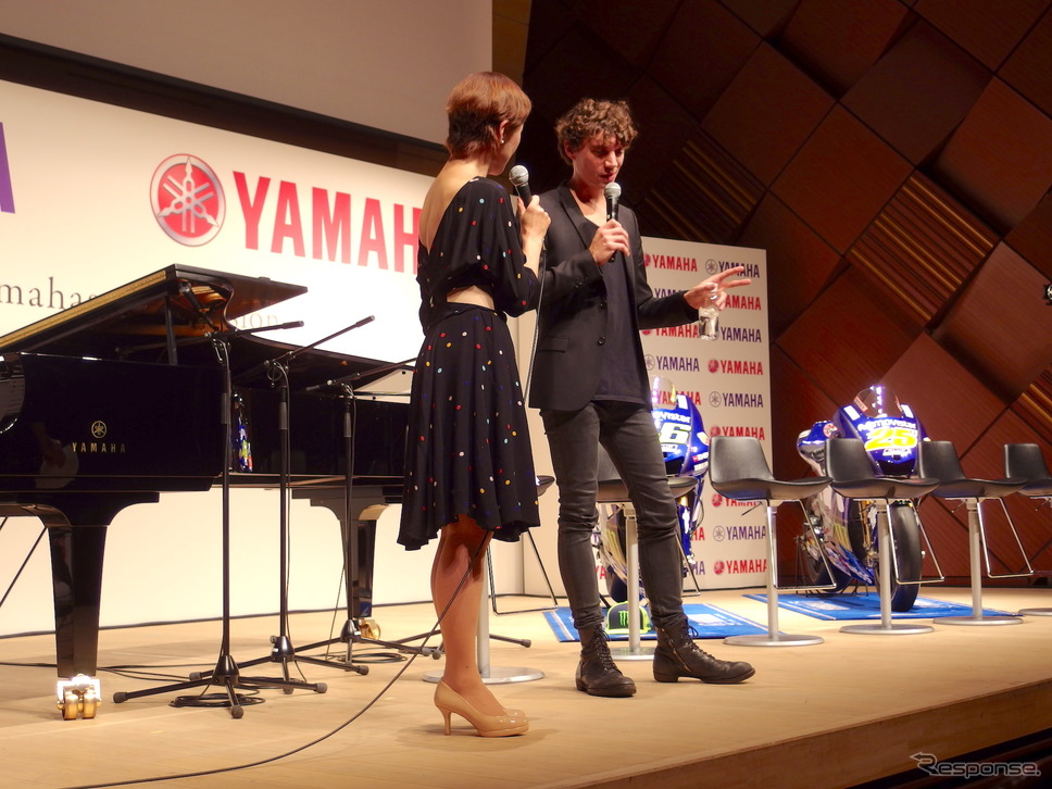 トリスターノ（Two Yamahas, One Passion - RIDERS MEET PIANIST -）《撮影 高木啓》