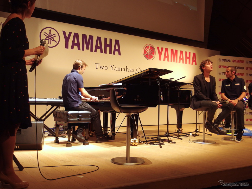 ザルコ（Two Yamahas, One Passion - RIDERS MEET PIANIST -）《撮影 高木啓》