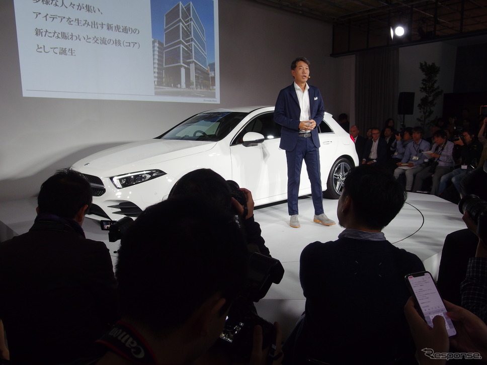 メルセデス・ベンツ日本の上野社長《撮影 高木啓》
