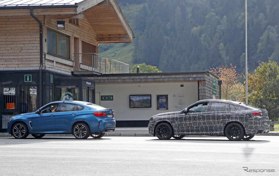 BMW X6M 次期型スクープ写真《APOLLO NEWS SERVICE》