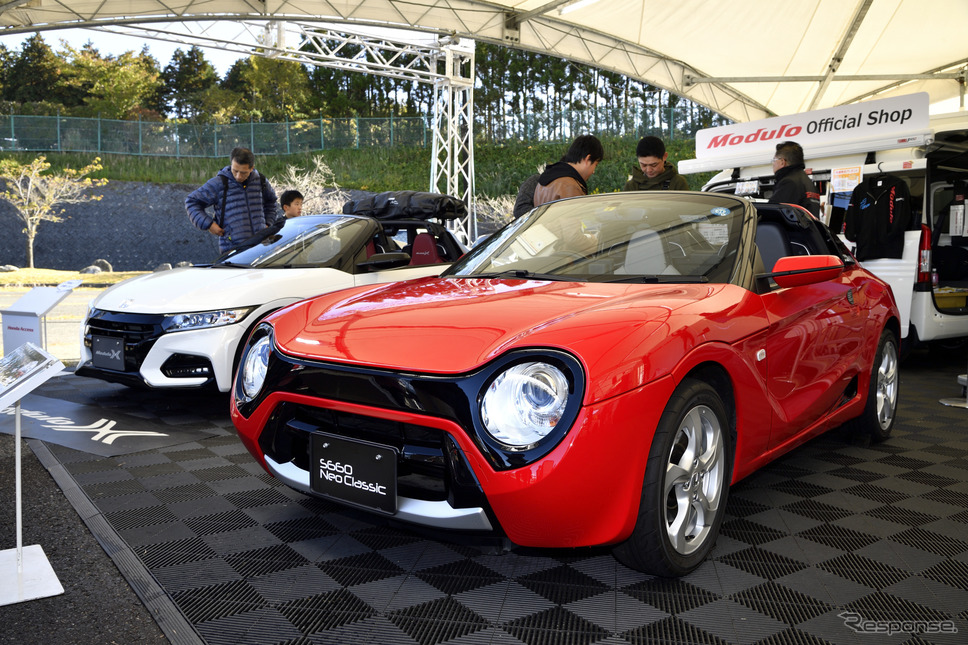 SUPER GT 第7戦、ホンダブースに2仕様の S660 を展示《撮影 雪岡直樹》