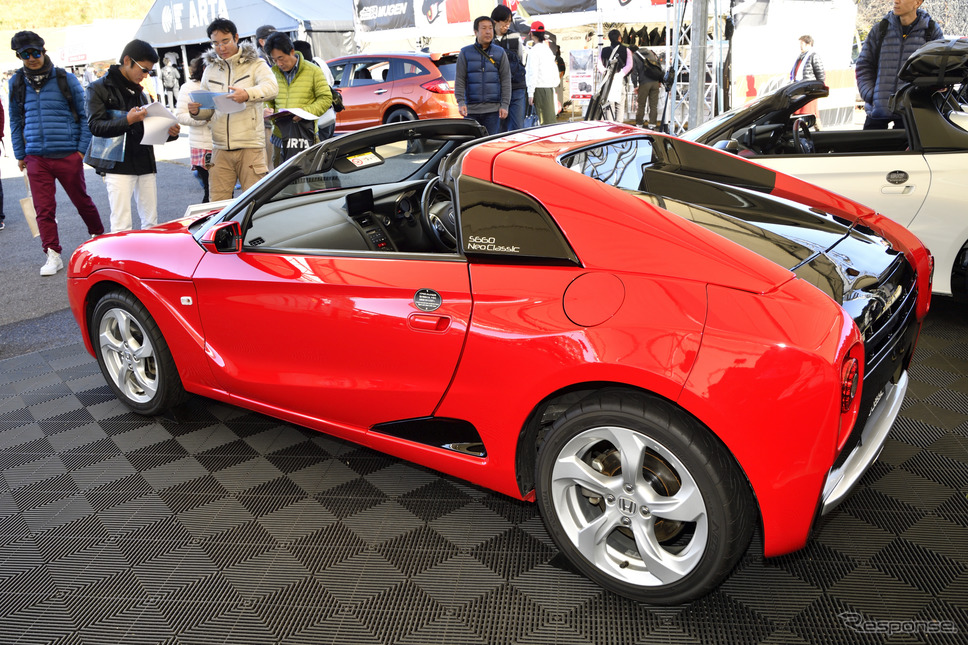 SUPER GT 第7戦、ホンダブースに2仕様の S660 を展示《撮影 雪岡直樹》