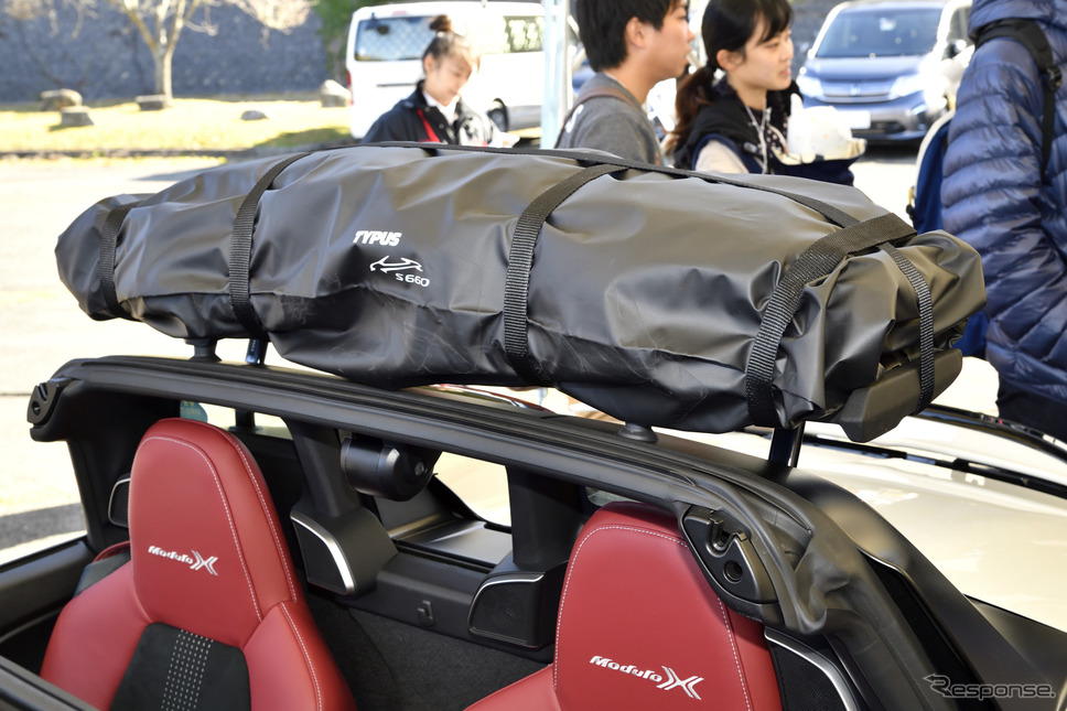 SUPER GT 第7戦、ホンダブースに2仕様の S660 を展示《撮影 雪岡直樹》