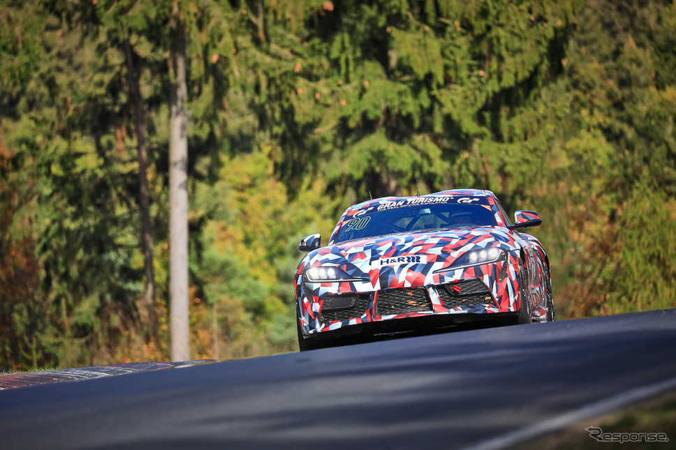 VLN耐久選手権を走った「GAZOO Racing A90」(トヨタ スープラ 新型)《APOLLO NEWS SERVICE》