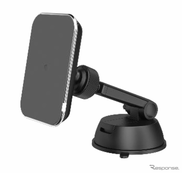 AQ.ワイヤレス充電スマートフォンホルダー（マグネットキャッチ、ゲル吸盤タイプ）