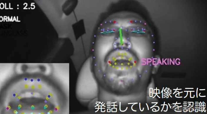 映像を元に発話しているかを認識