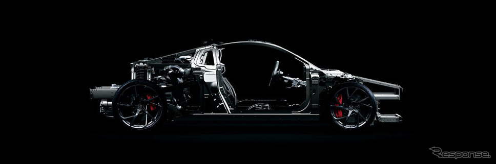 ホンダ NSX ボディ構造イメージ
