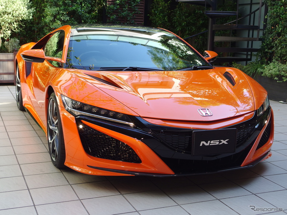 ホンダ NSX 新色 サーマルオレンジ・パール スタイリングイメージ《撮影 高木啓》