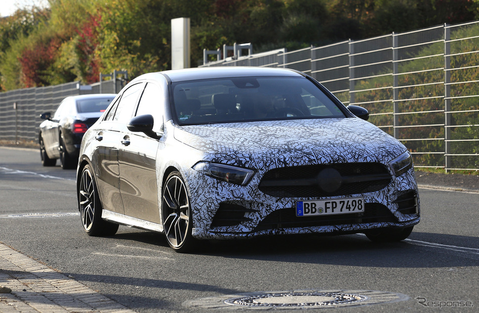 メルセデスAMG A35 セダンスクープ写真《APOLLO NEWS SERVICE》
