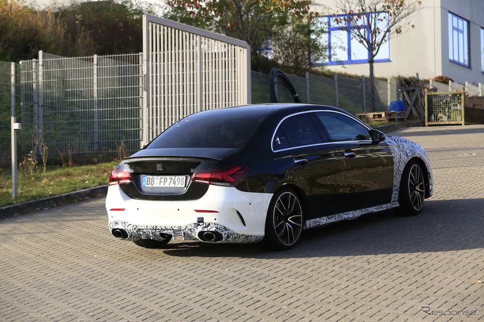 メルセデスAMG A35 セダンスクープ写真《APOLLO NEWS SERVICE》